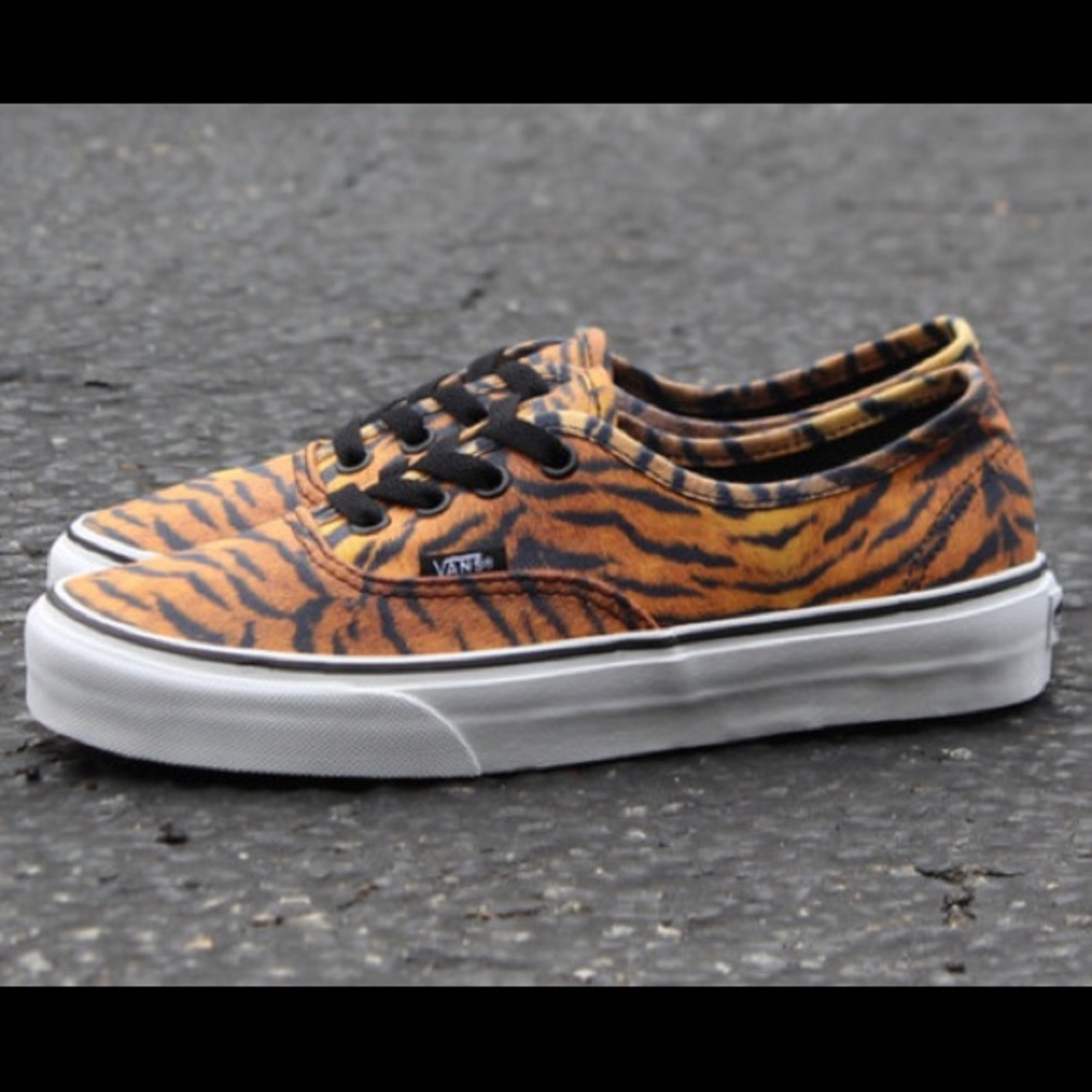 Unisex Tiger Striped Vans